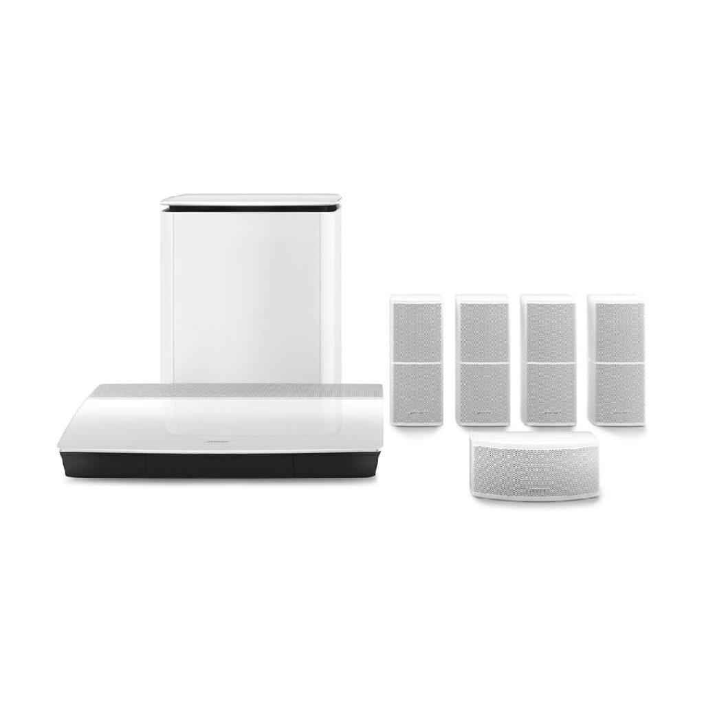 BOSE Lifestyle 600 Weiß Like-New mit E•V•V•A Garantie